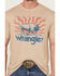 Image #3 - Wrangler Men's Buffalo Logo Short Sleeve Graphic Print T-Shirt , Tan, hi-res