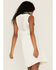 Image #4 - Beyond The Radar Women's Hepburn Lace Sleeveless Mini Dress, Ivory, hi-res
