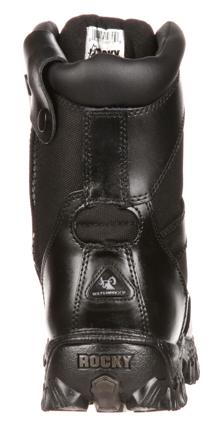 Image #7 - Rocky Men's Alpha Force Waterproof Insulated Duty Boots, Black, hi-res