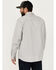 Image #4 - Hawx Men's All Out Woven Solid Long Sleeve Snap Work Shirt - Big , Grey, hi-res