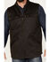 Image #3 - Cody James Men's Perryton Quilted Field Vest, Dark Brown, hi-res