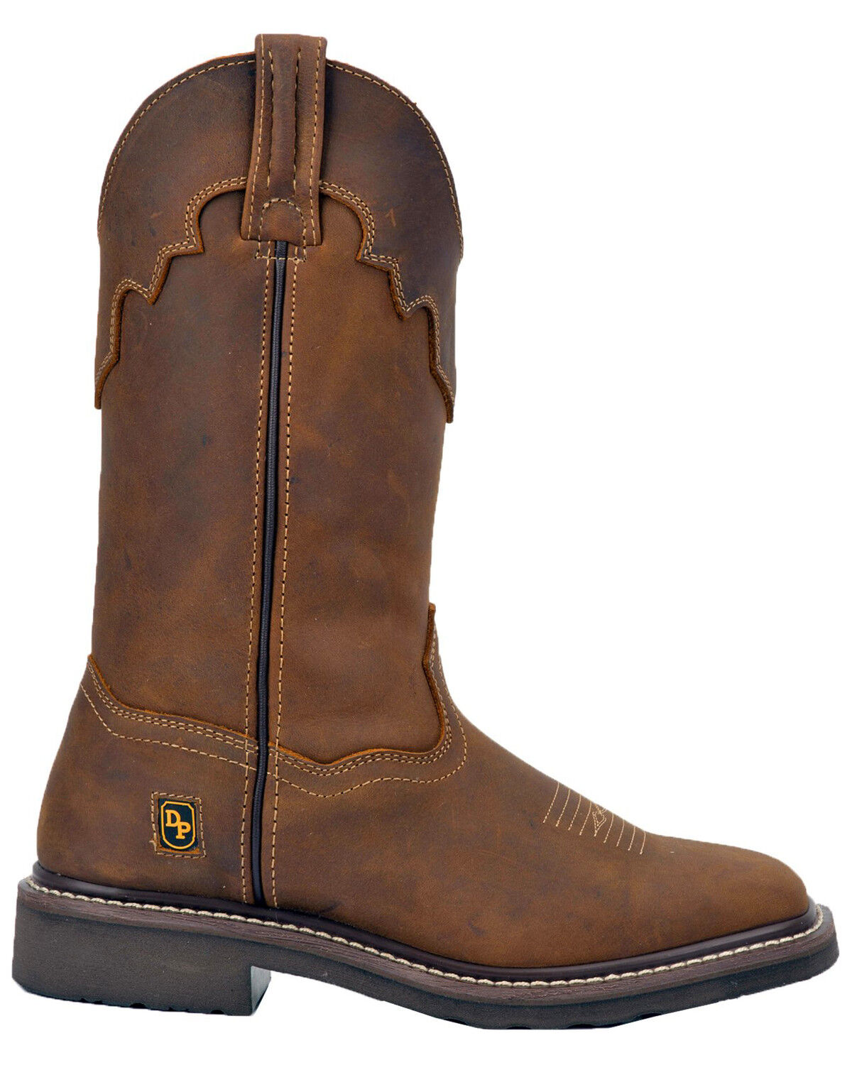 women's square steel toe boots
