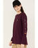 Image #1 - Ariat Women's Rebar Long Sleeve Work Shirt, Purple, hi-res