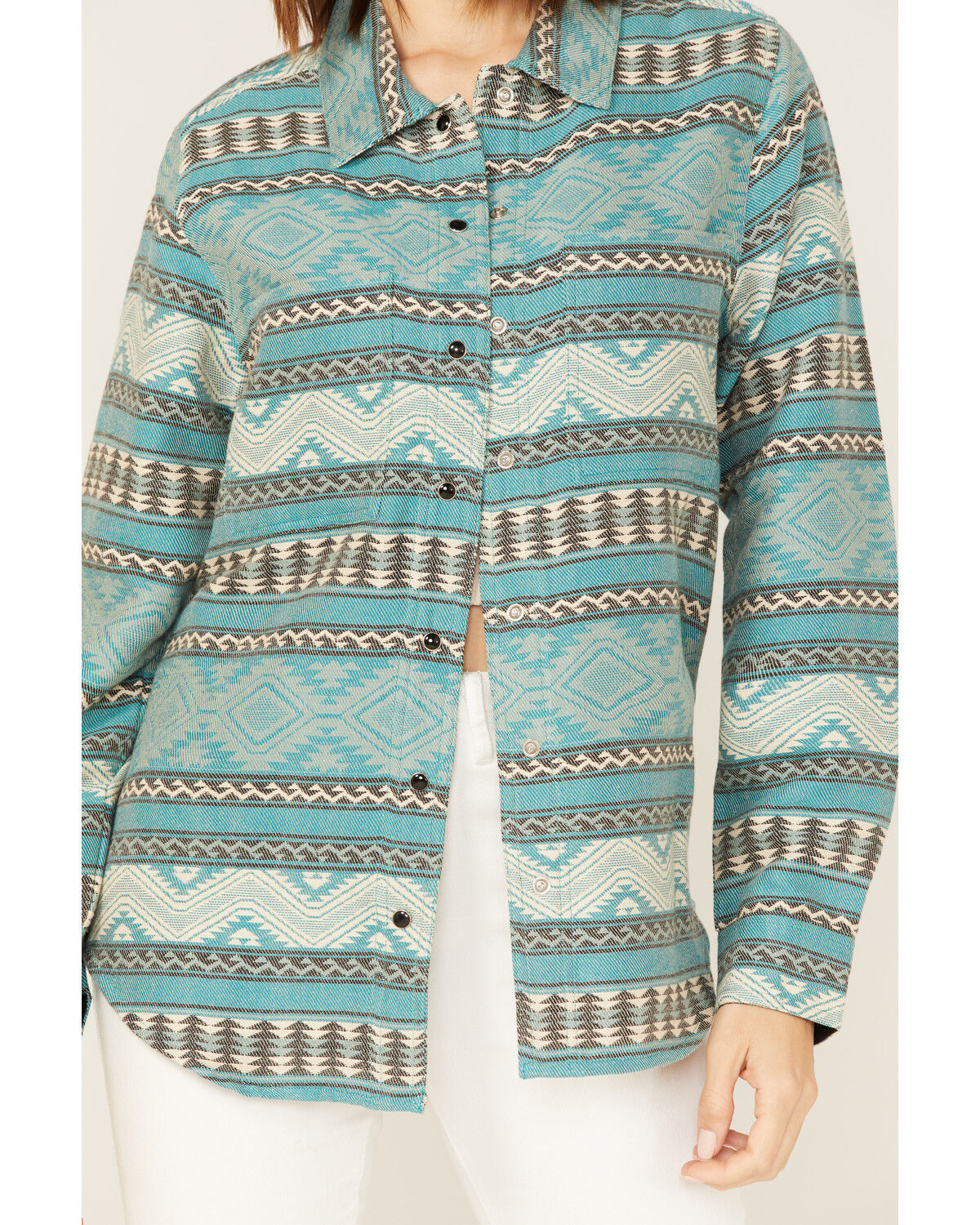 Image #3 - Tasha Polizzi Women's Rambler Long Sleeve Shirt, Turquoise, hi-res