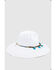 Image #4 - Nikki Beach Women's Dara Straw Western Fashion Hat , White, hi-res