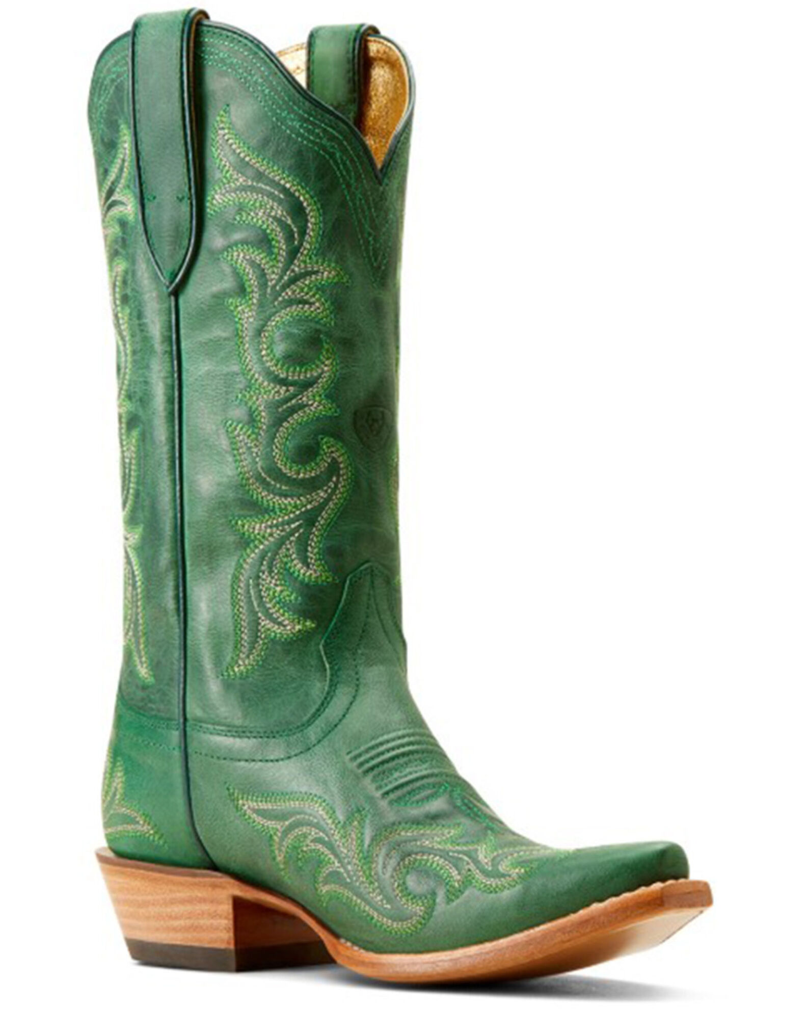 Green ariat boots shop