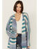 Image #3 - Revel Women's Striped Duster Cardigan, Blue, hi-res
