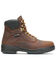 Image #2 - Wolverine Men's DuraShock Waterproof Lace-Up Work Boot - Steel Toe , Dark Brown, hi-res