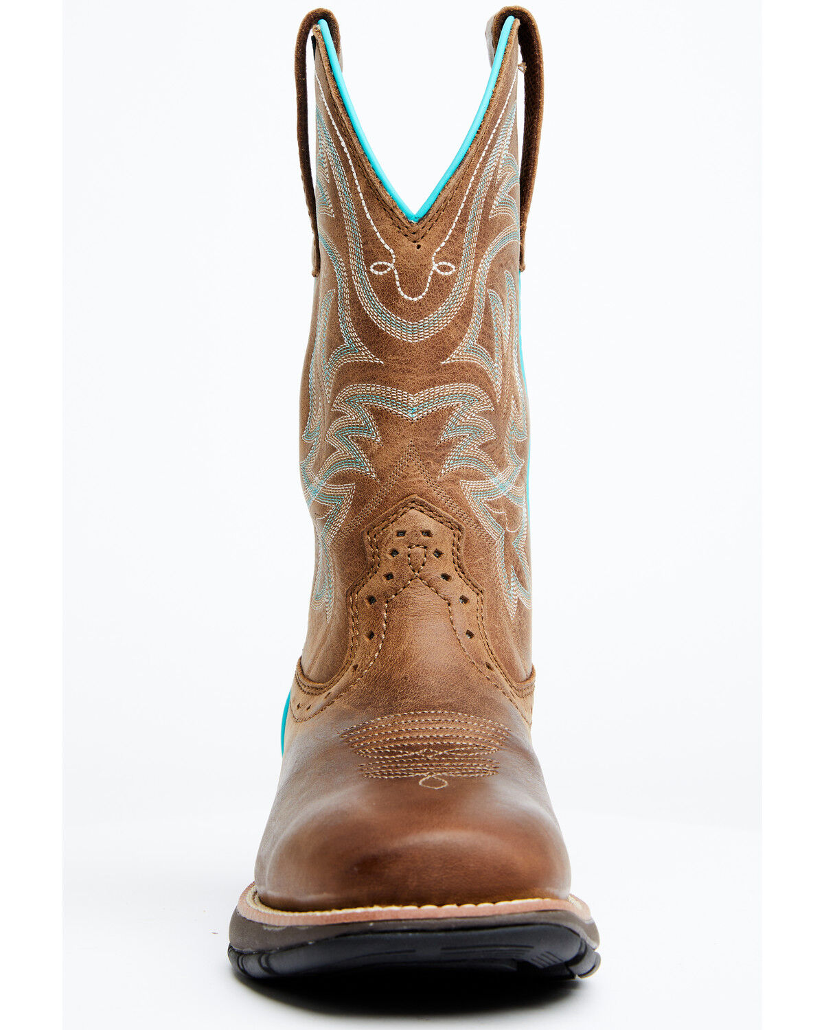 Image #4 - Shyanne Women's Xero Gravity Waterproof Lite Western Performance Boots - Broad Square Toe, Brown, hi-res