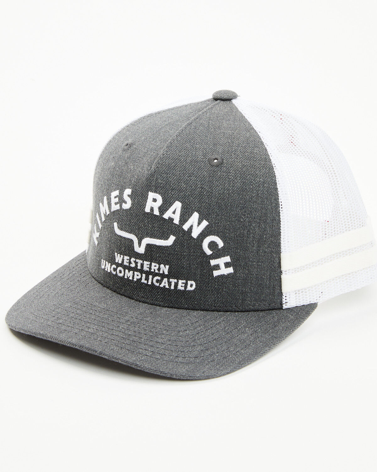 Image #1 - Kimes Ranch Men's Cantor Logo Ball Cap, Charcoal, hi-res