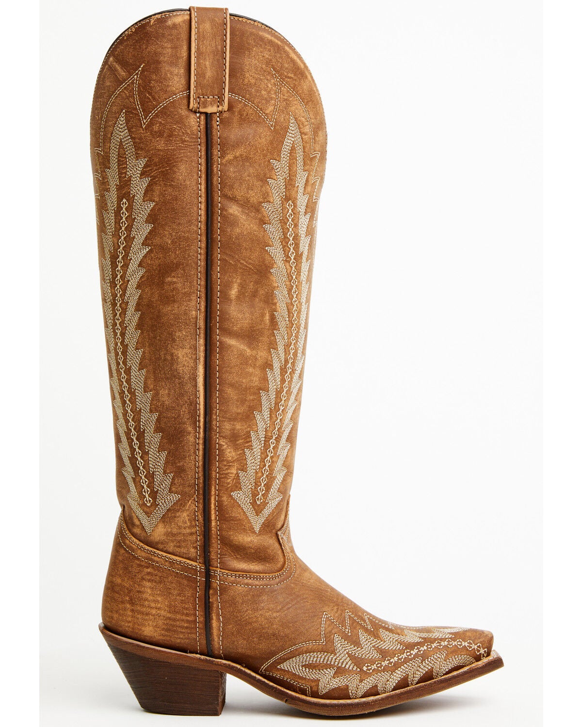 Image #2 - Laredo Women's Roxelle Tall Western Boots - Snip Toe, Honey, hi-res