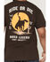 Image #4 - Riot Society Men's Rodeo Legend Short Sleeve Graphic T-Shirt, Brown, hi-res