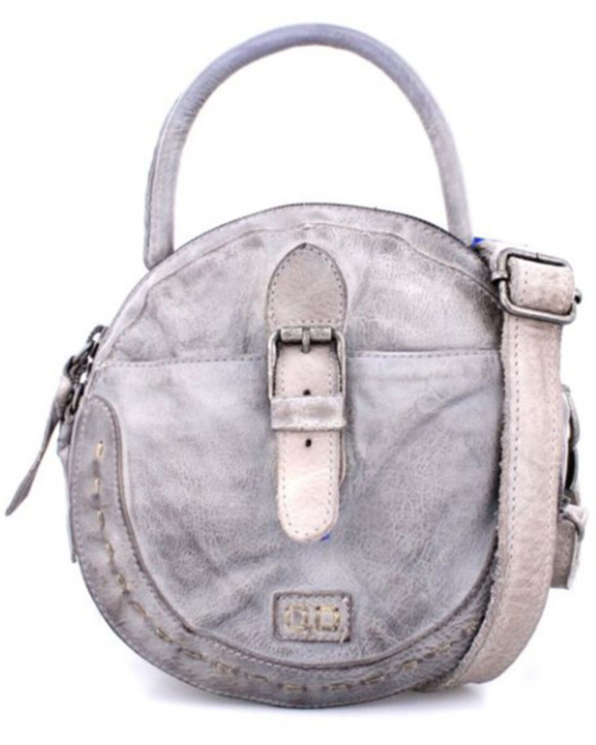 Image #1 - Bed Stu Women's Arenfield Icicle DD Handle Crossbody Bag, Grey, hi-res