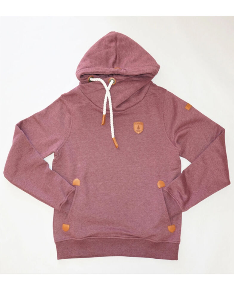 Wanakome Men's Mulberry Olympus Hooded Sweatshirt , Purple, hi-res