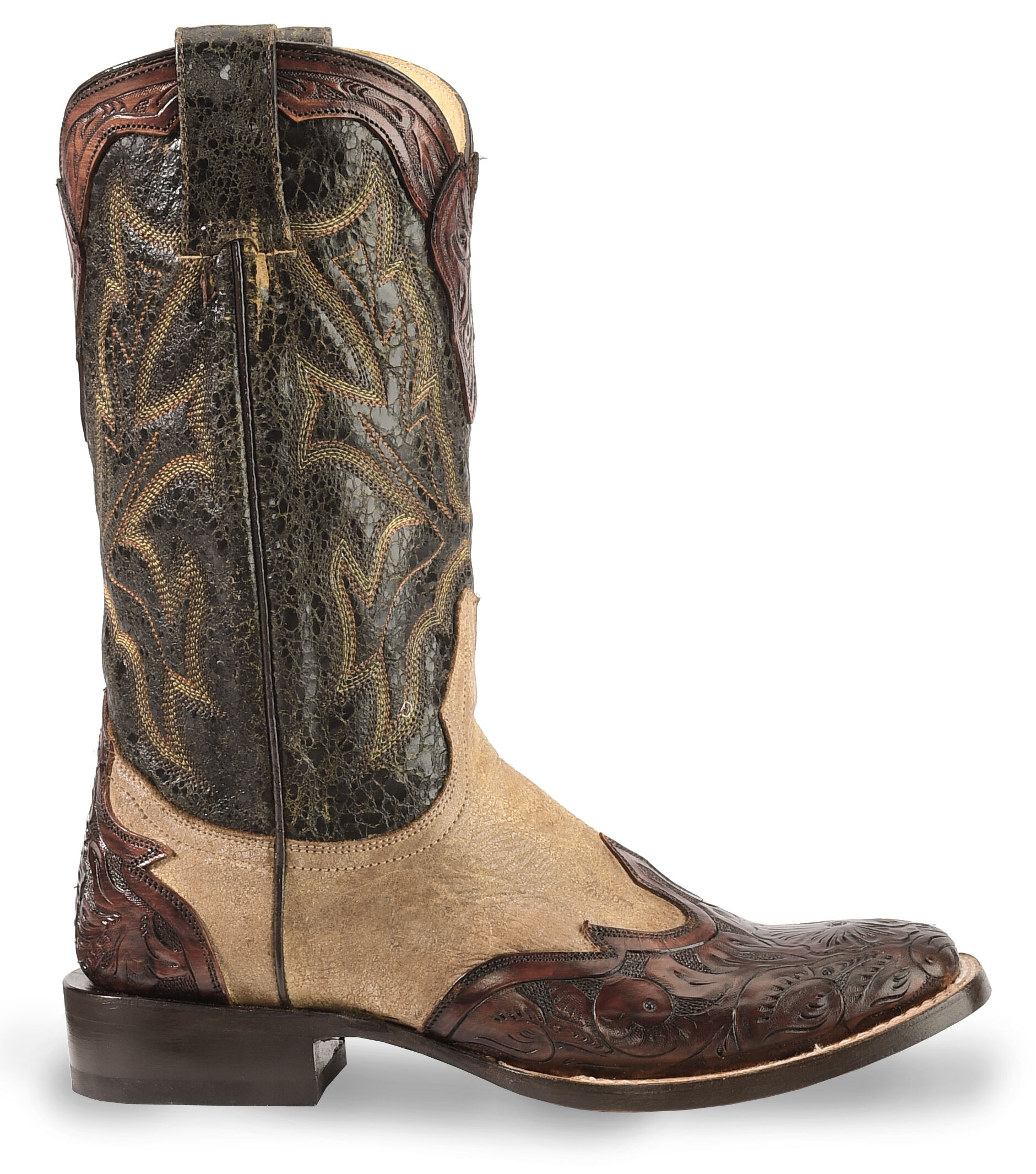 wingtip cowboy boots