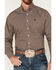 Image #3 - Cinch Men's Square Geo Print Long Sleeve Button-Down Western Shirt, Cream, hi-res