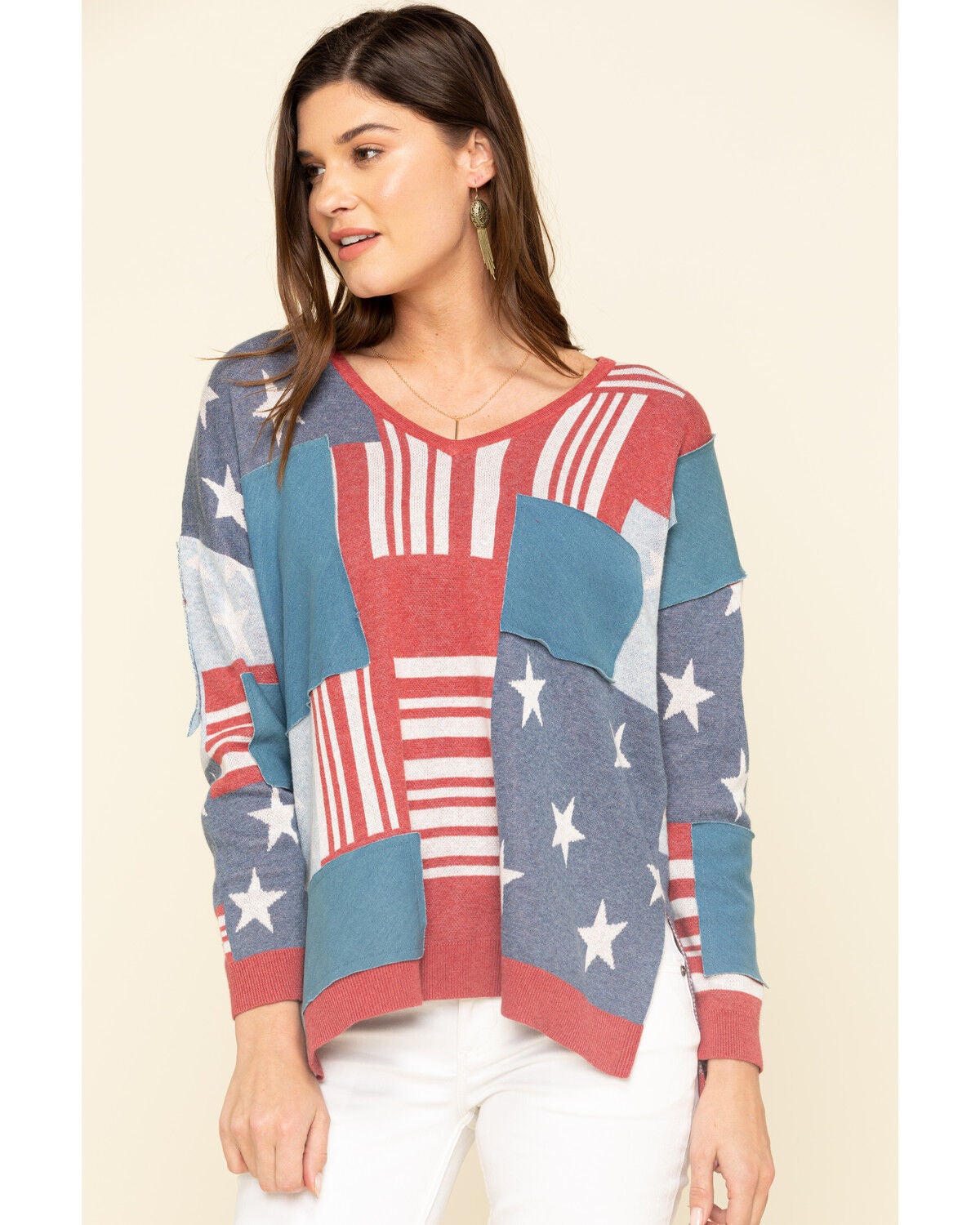 Heritage Rose Patch Tasha Pullover