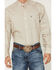 Image #3 - Ariat Men's Stu Geo Print Long Sleeve Button-Down Western Shirt, Tan, hi-res