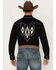 Ariat Men's Chimayo Retro Long Sleeve Pearl Snap Western Shirt, Black, hi-res