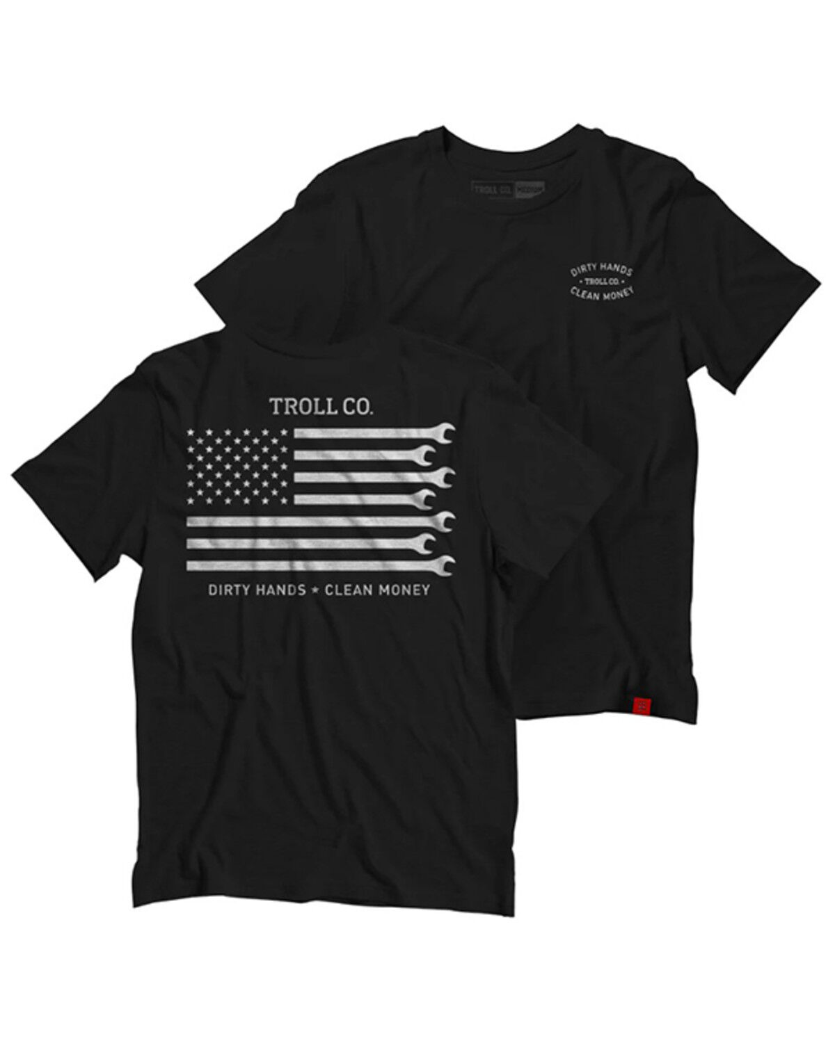 Image #1 - Troll Co Men's DHCM Flagship Short Sleeve Graphic T-Shirt, Black, hi-res