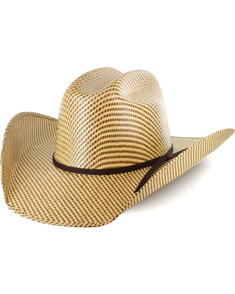 Cody James Men's 20X Tri Color Weave Straw Hat, Multi, hi-res