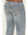 Hooey by Rock & Roll Denim Men's Revolver Light Vintage Wash Slim Straight Stretch Reflex Denim Jeans , Light Wash, hi-res
