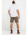 Image #5 - ATG by Wrangler Men's Morel Utility Asymmetric Cargo Shorts, Brown, hi-res