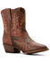 Image #1 - Ariat Women's Carlin Western Booties - Round Toe, Brown, hi-res