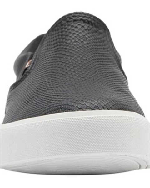 Image #2 - Lamo Footwear Girls' Canvas Slip-on Shoes, Black, hi-res