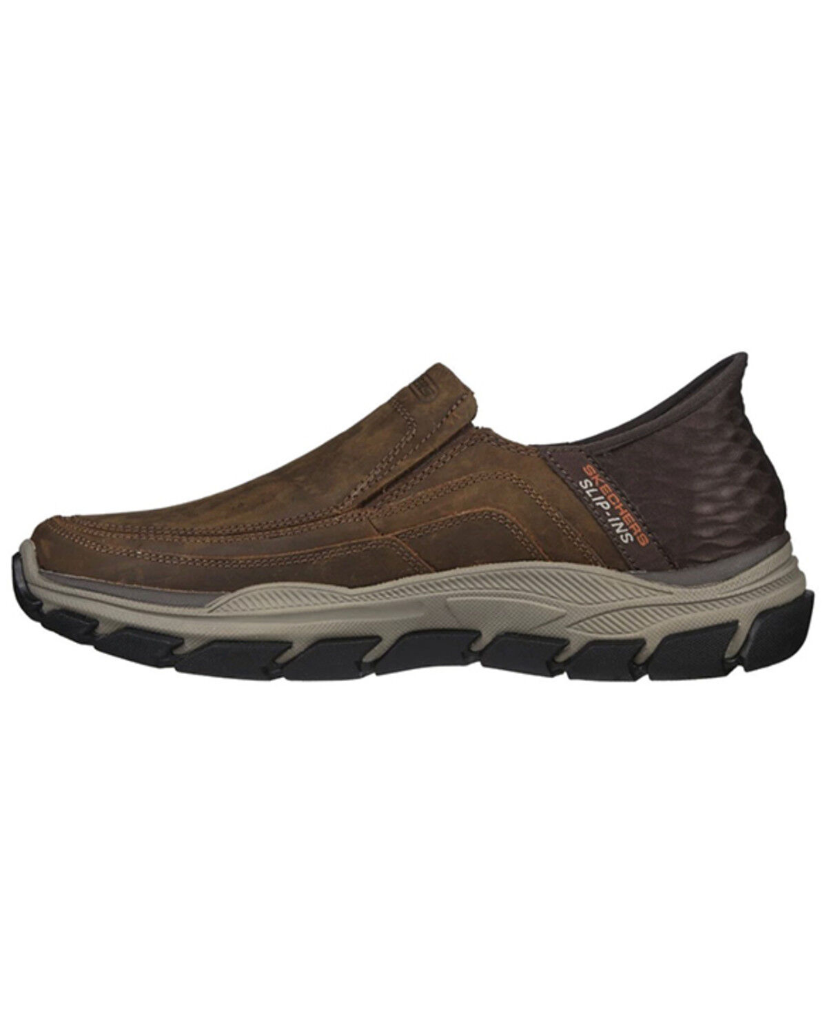 Image #3 - Skechers Men's Elgin Slip-Ins RF Casual Shoes - Moc Toe, Dark Brown, hi-res