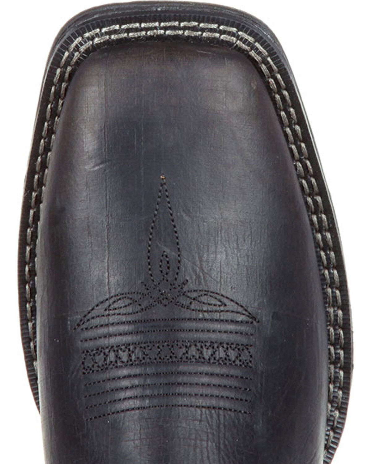 Image #6 - Durango Men's Rebel Faded Flag Western Performance Boots - Broad Square Toe, Black, hi-res