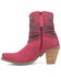 Image #3 - Dingo Women's Suede Bandida Western Booties - Round Toe, Bright Purple, hi-res