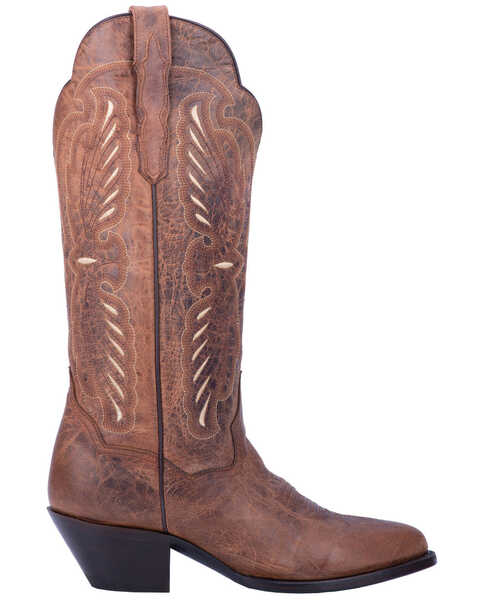 Image #2 - Dan Post Women's Tillie Western Boots - Round Toe, Brown, hi-res