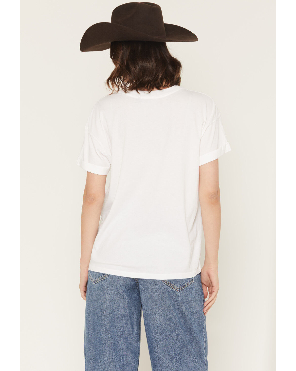 Image #4 - Girl Dangerous Women's Rodeo Horse Short Sleeve Graphic Tee, White, hi-res