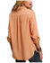 Image #2 - Stetson Women's Lyocell Button-Front Shirt Jacket, Orange, hi-res