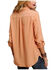 Image #2 - Stetson Women's Lyocell Button-Front Shirt Jacket , Orange, hi-res