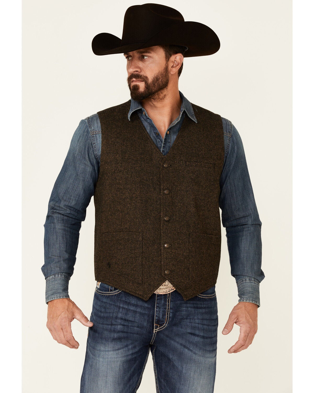 mens western wool jacket