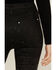 Image #4 - Vibrant Denim Women's Rhinestone High Rise Bootcut Denim Jeans, Black, hi-res