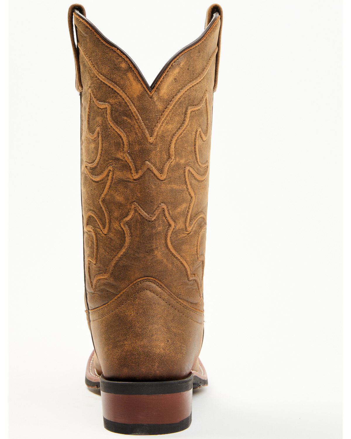 Image #5 - Laredo Women's Megan Western Boots - Broad Square Toe, Tan, hi-res