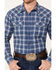 Image #3 - Cody James Men's Plaid Print Long Sleeve Pearl Snap Western Shirt - Big, , hi-res