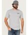 Image #2 - Troll Co Men's Knuckle Buster Short Sleeve Graphic T-Shirt, Heather Grey, hi-res