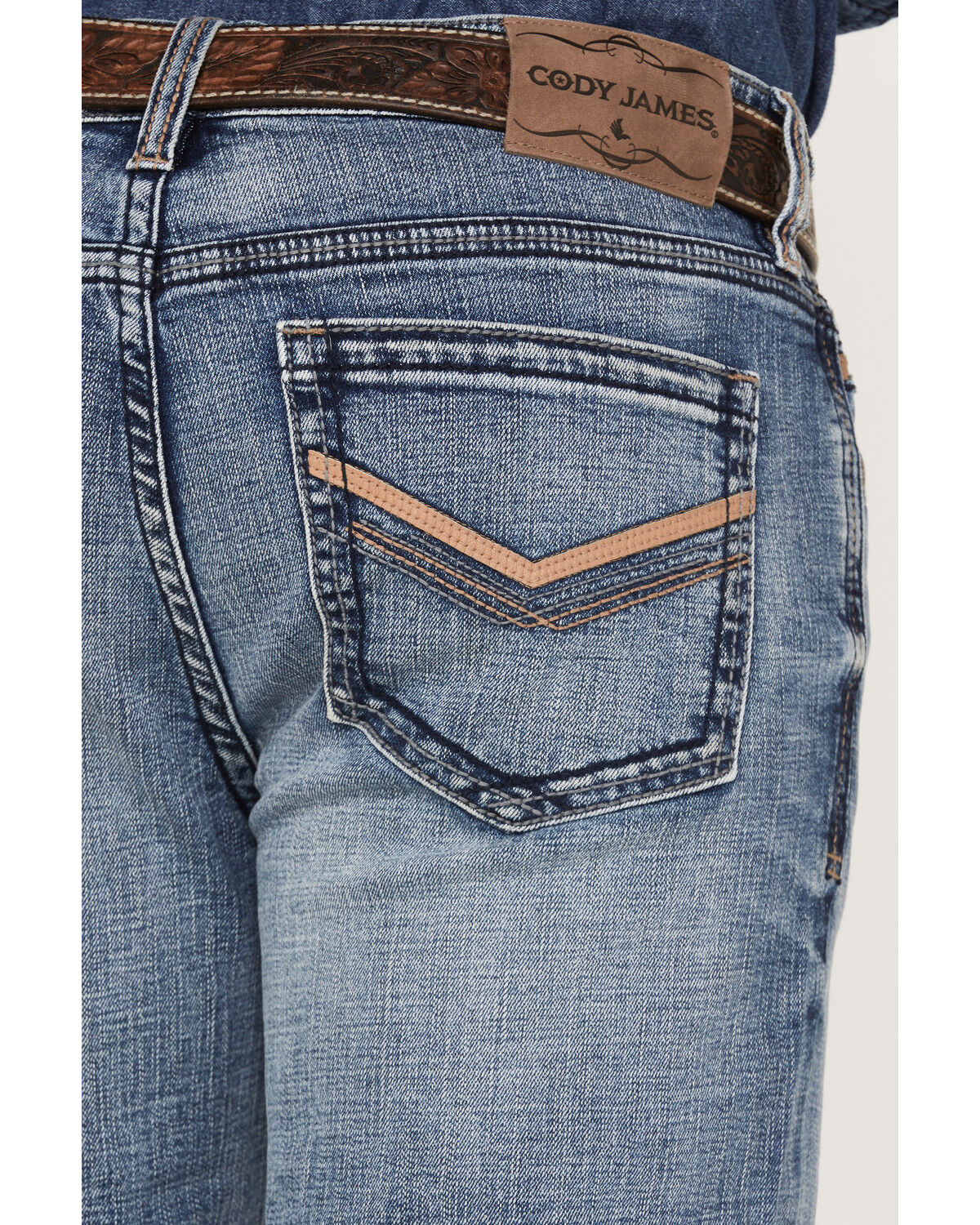 Image #4 - Cody James Men's Colt Stretch Slim Bootcut Jeans, , hi-res