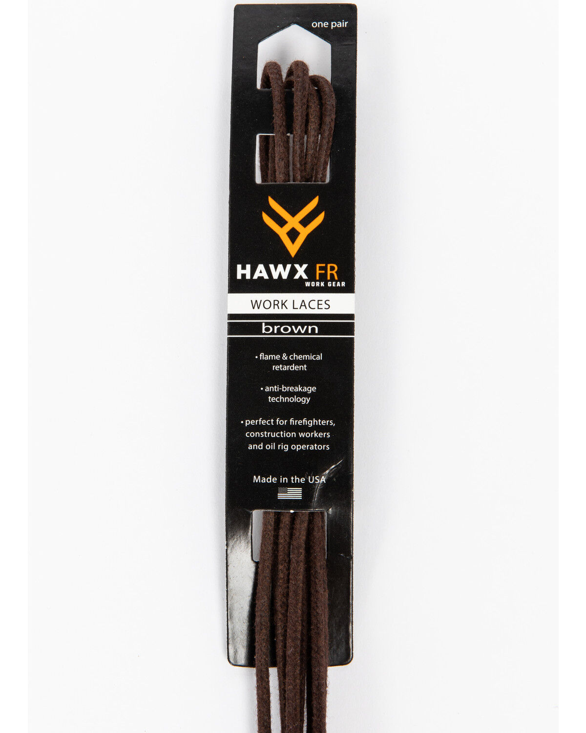 Image #1 - Hawx Men's Brown Kevlar 63" Laces, Brown, hi-res
