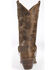 Image #9 - Abilene Women's Distressed Harness Western Boots - Pointed Toe, Tan, hi-res