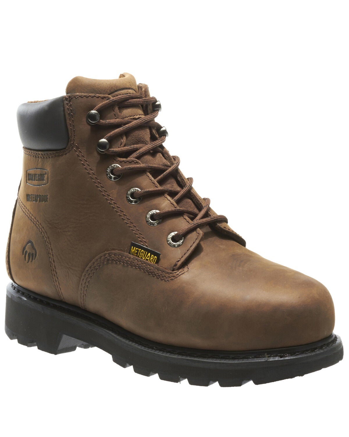 Wolverine Men's McKay Waterproof Work Boots - Steel Toe, Brown, hi-res