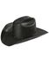 Stetson Men's Black Stallion Bullock Shapeable Straw Cowboy Hat, Black, hi-res