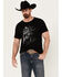 Cody James Men's Slinger Short Sleeve Graphic T-Shirt, Black, hi-res