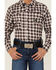 Image #3 - Cowboy Hardware Boys' Plaid Print Long Sleeve Snap Stretch Western Shirt, Black, hi-res