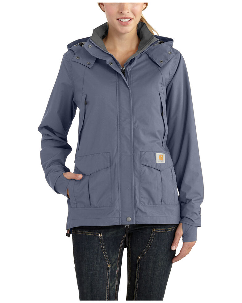 Carhartt Women's Folkstone Grey Storm Defender Heavyweight Bomber Work Jacket , Grey, hi-res