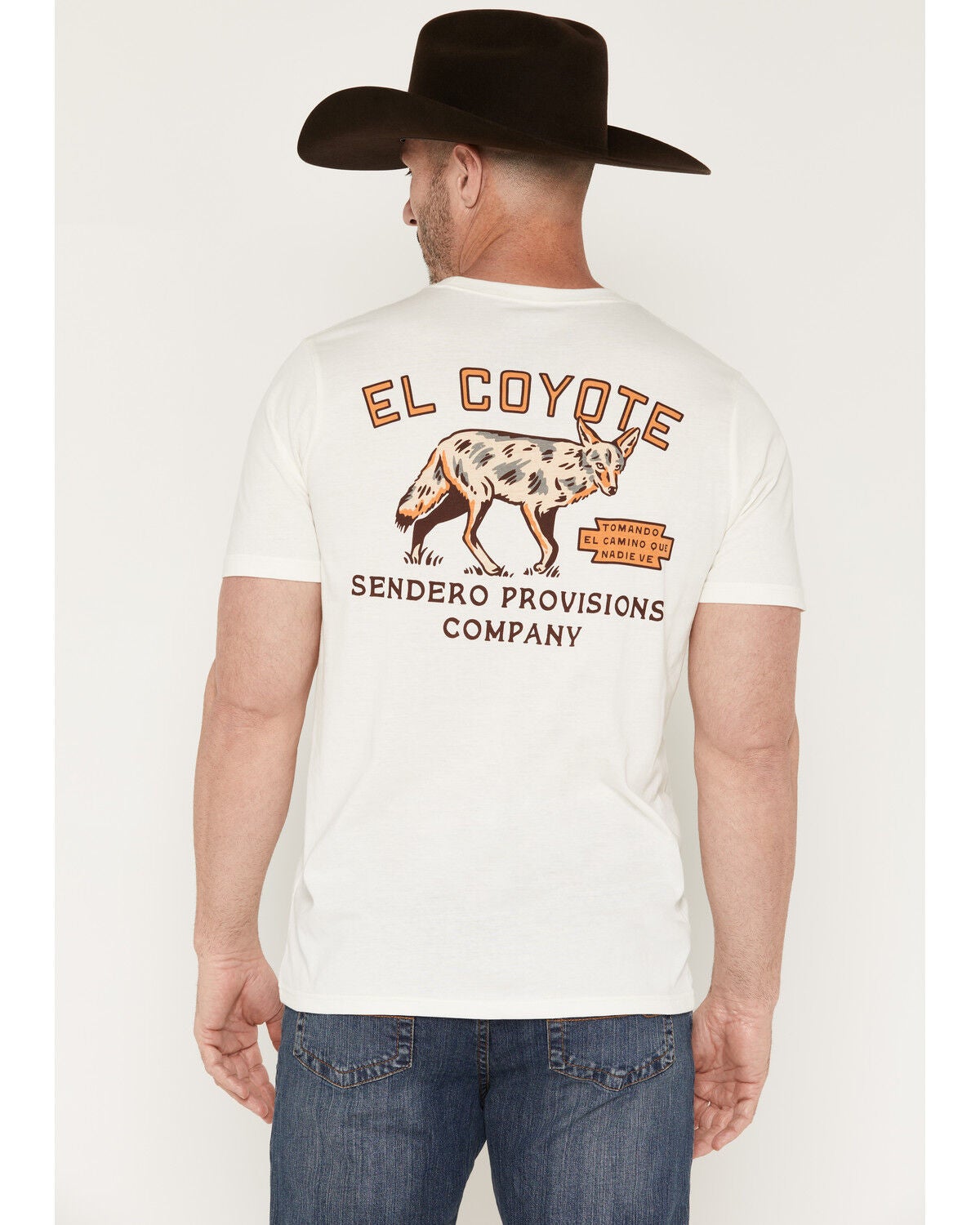 Product Name: Sendero Provisions Men's Coyote Short Sleeve Graphic T-Shirt
